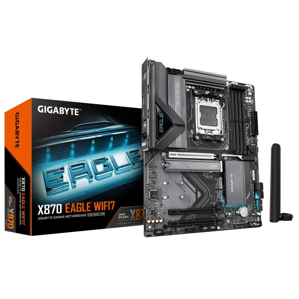 MAIN GIGABYTE X870 EAGLE WIFI7 DDR5 (AMD X870/ SOCKET AM5/ ATX/ 4 KHE RAM)