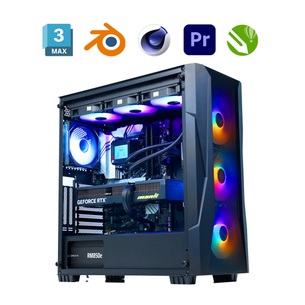 PC ĐỒ HỌA CORE I9 14900KF | RAM 64G | RTX 5090 32G | NVME 1TB (Wifi)