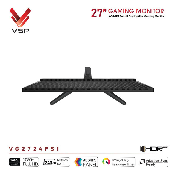 MÀN HÌNH GAMING VSP VG2724FS1 (27 INCH/ FULL HD/ IPS/ 240HZ/ 1MS)