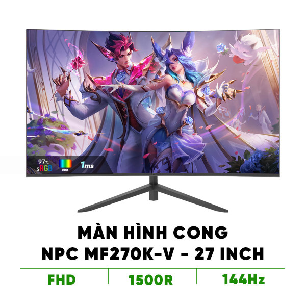 MÀN HÌNH CONG NPC MF270K-V (27 INCH/ VA/ FULL HD/ 144HZ/ 1MS)
