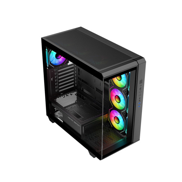 VỎ CASE KENOO ESPORT FK810 BLACK (ATX/ KHÔNG FAN)