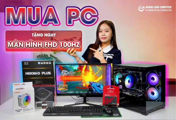 TẶNG KÈM MÀN HÌNH 24 Inch {Core I5 11400F | RX6600 8G | Ram 16G | NVME 256G}