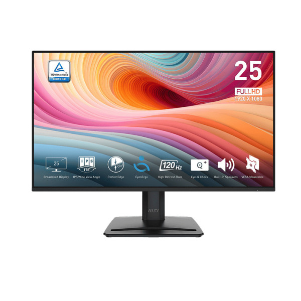 MÀN HÌNH MSI PRO MP251 E2 (24.5 INCH/ FHD/ IPS/ 120HZ/ 1MS/ SPEAKER/ EYESERGO)