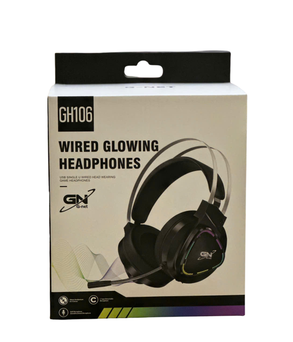 TAI NGHE GAMING GNET GH106 (MÀU ĐEN)