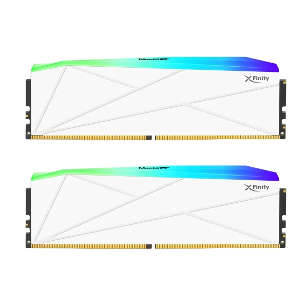 KIT RAM V-COLOR XFINITY 64GB (2X 32GB) DDR5 6000MHZ RGB WHITE
