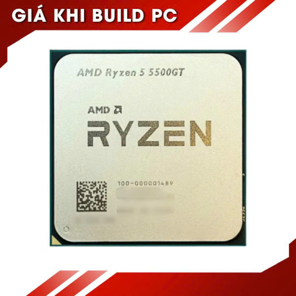 CPU AMD RYZEN 5 5500GT TRAY (3.6GHZ UPTO 4.4GHZ / 19MB / 6 CORES, 12 THREADS / 65W / SOCKET AM4)
