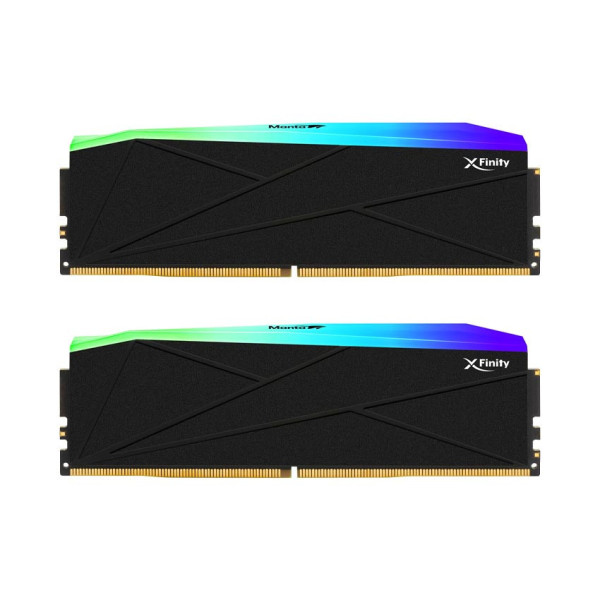 KIT RAM V-Color DDR5 32GB (16GBx2) 6000MHz XFinity RGB (Black)