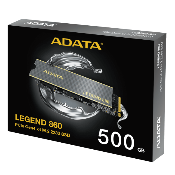 SSD NVME ADATA LEGEND 860 500GB (ĐỌC 6000MB/S GHI 5000MB/S) PCIE GEN4 X4 M.2 2280