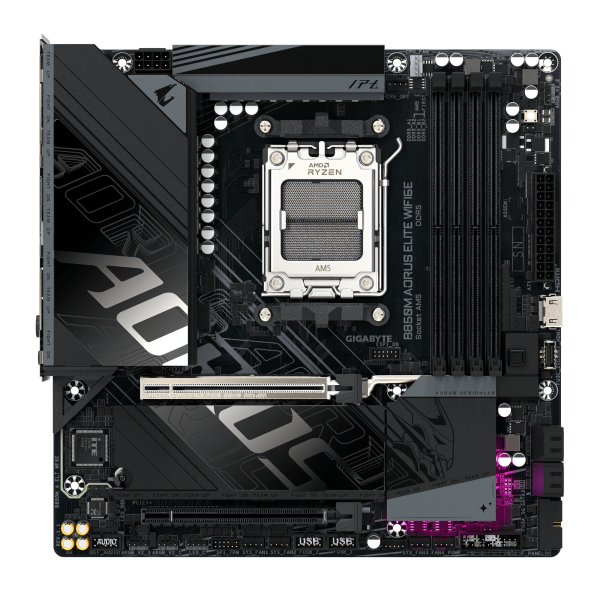 MAIN GIGABYTE B850M AORUS ELITE WIFI6E DDR5 (AMD B850/ SOCKET AM5/ M-ATX/ 4 KHE RAM)