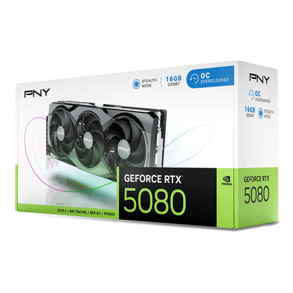 VGA PNY GEFORCE RTX 5080 16GB GDDR7 OC 3FAN