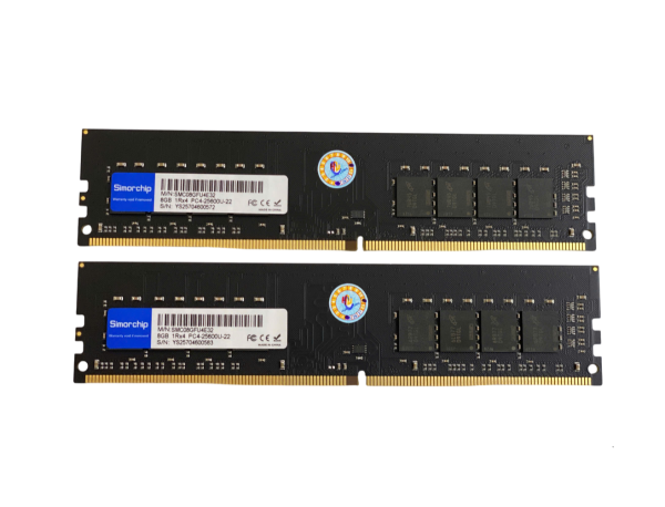 RAM SIMORCHIP 8GB (1X8GB) BUS 3200MHZ DDR4 KHÔNG TẢN BLACK (SMC08GFU4E32)