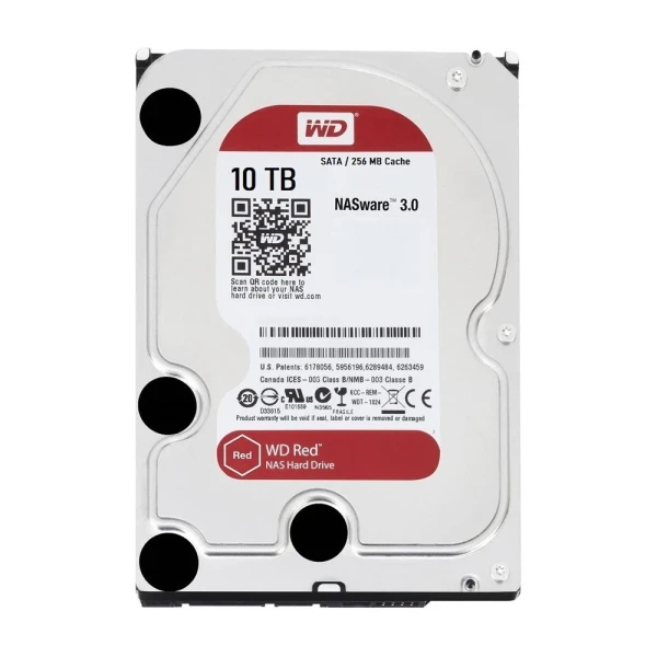 HDD WD 10TB RED PLUS 3.5 INCH, 7200RPM, SATA, 256MB CACHE (WD101EFBX)