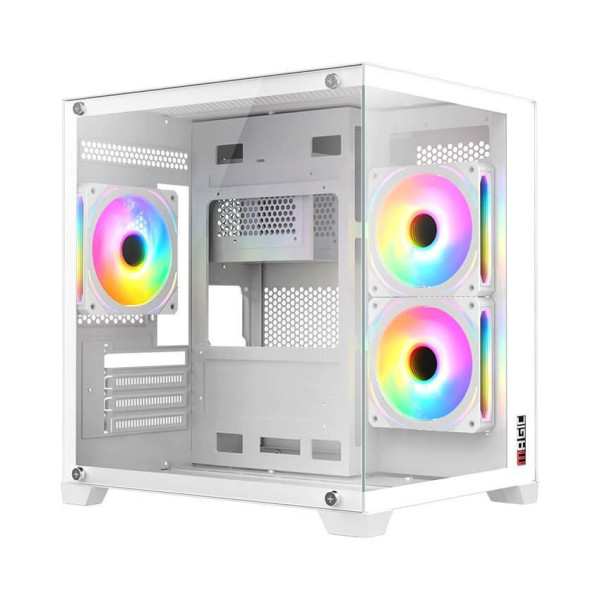 VỎ CASE MAGIC AQUA-M ULTRA WHITE (M-ATX/KHÔNG FAN)