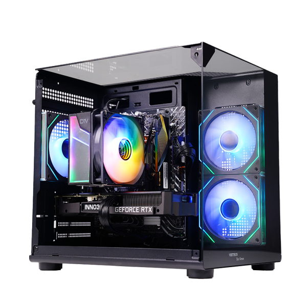 VỎ CASE VIETTECH OCEAN X11B BLACK (M-ATX/ KHÔNG FAN)