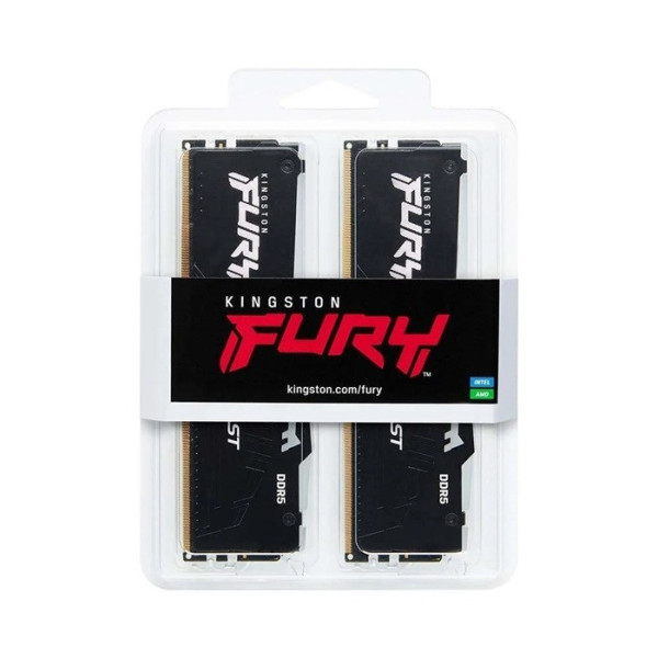 KIT RAM KINGSTON FURY BEAST RGB 32GB (2X16GB) DDR5 6000MHZ (KF560C36BBE2AK2-32)