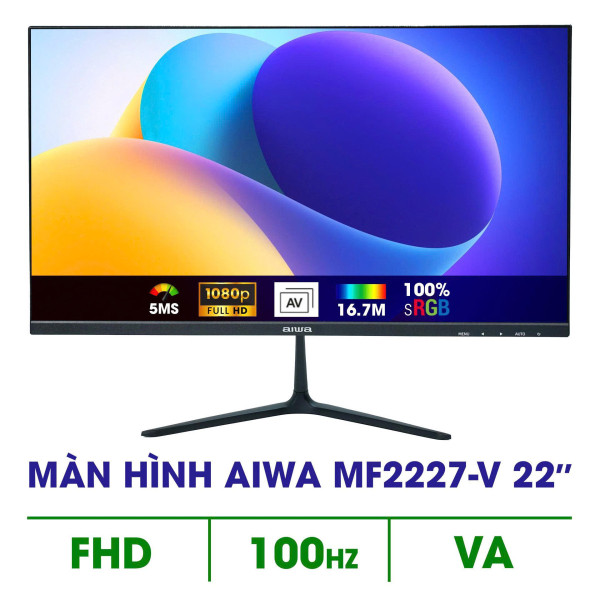 MÀN HÌNH AIWA AW-MF2227-V (21.5 INCH/ FULL HD/ VA/ 100HZ/ 5MS)