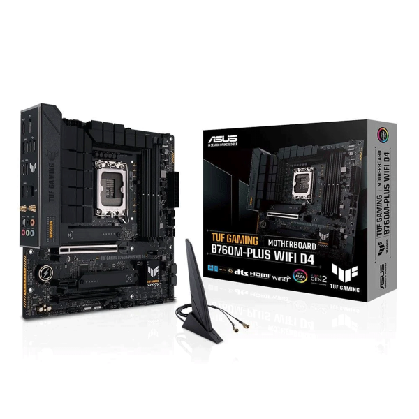 MAIN ASUS TUF GAMING B760M-PLUS WIFI D4 (INTEL B760/ LGA 1700/ M-ATX/ 4 KHE RAM)