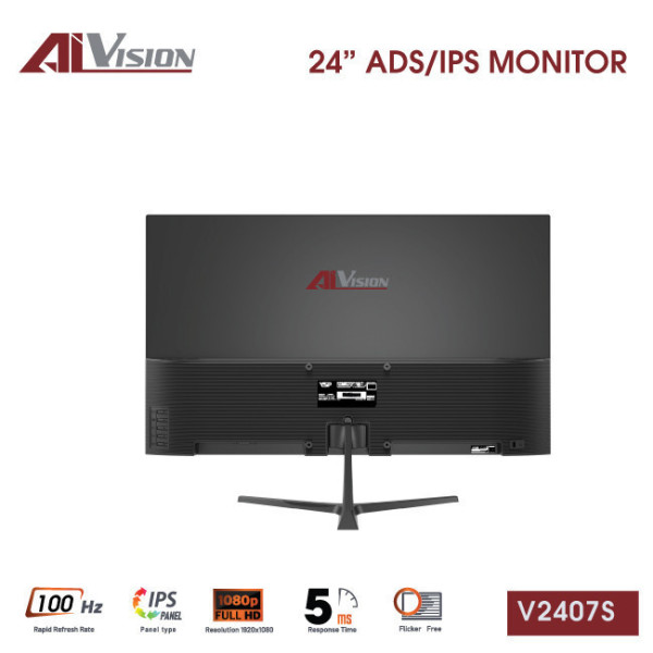 MÀN HÌNH AIVISION V2407S VER2025 (24 INCH/ IPS/ 100HZ/ VGA + HDMI/ 5MS)