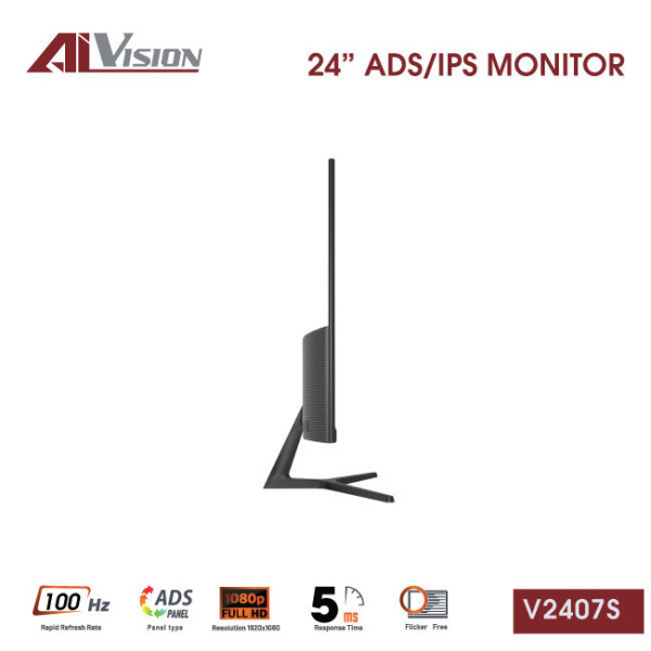 MÀN HÌNH AIVISION V2407S VER2025 (24 INCH/ IPS/ 100HZ/ VGA + HDMI/ 5MS)