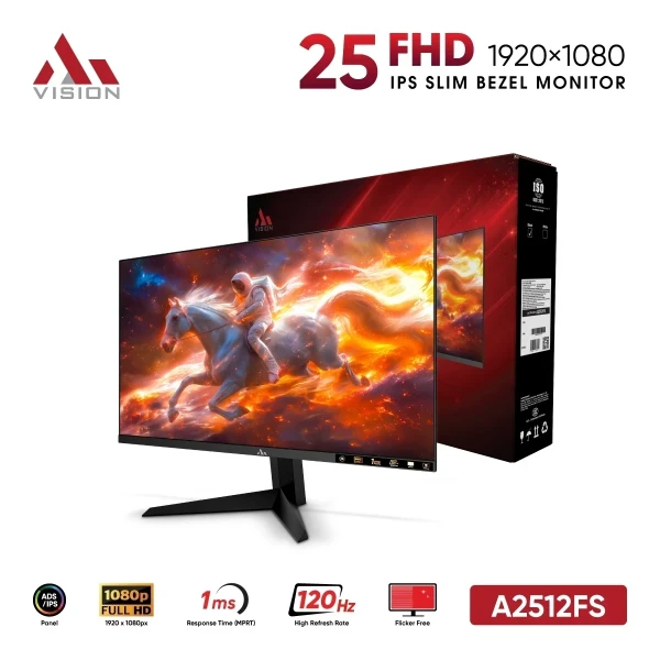 MÀN HÌNH AIVISION A2512FS (25INCH / ADS-IPS / FHD / 120HZ / 1MS)