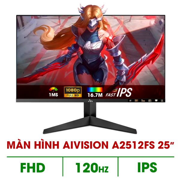 MÀN HÌNH AIVISION A2512FS (25INCH / ADS-IPS / FHD / 120HZ / 1MS)