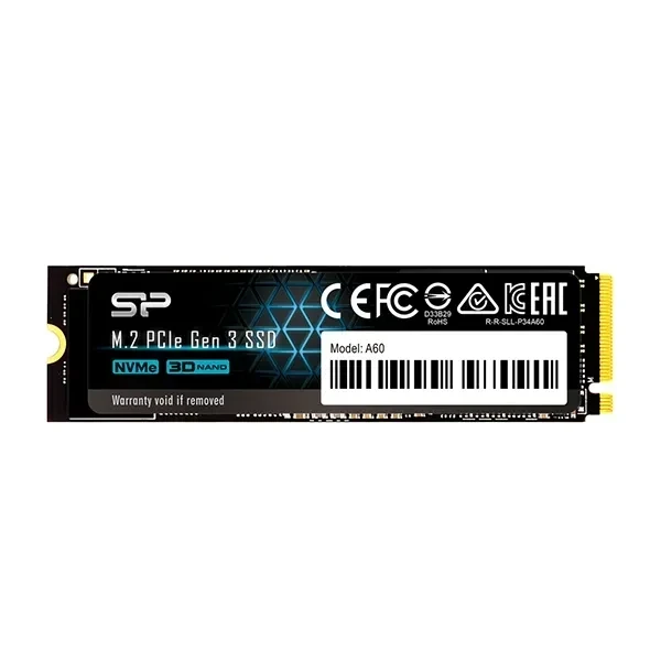 SSD NVME SILICON POWER A60 512GB (ĐỌC 2200MB/S GHI 1600MB/S) M2.2280 PCIE GEN3X4