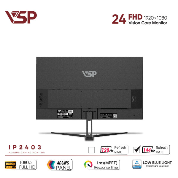 MÀN HÌNH VSP IP2403 (23.8 INCH / FHD / IPS / 144HZ / 1MS)