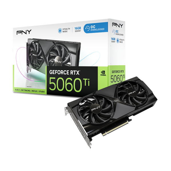 VGA PNY GEFORCE RTX 5060 TI 16GB OC DUAL FAN