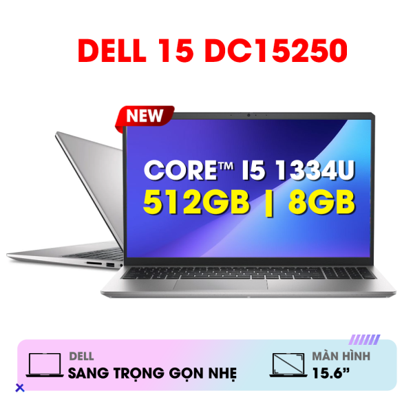  DELL 15 DC15250 CORE™ I5-1334U/ 512GB SSD/ 8GB DDR4/ 15.6' (1920X1080) TOUCHSCREEN/ WIN11 S-MODE/ CARBON BLACK _NK								