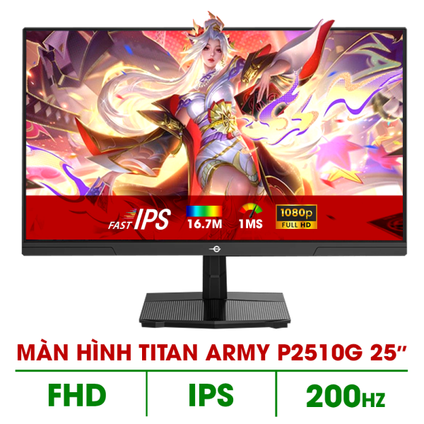 MÀN HÌNH TITAN ARMY P2510G2 (24.5 INCH/ FHD/ 200HZ/ FAST IPS/ 1MS)