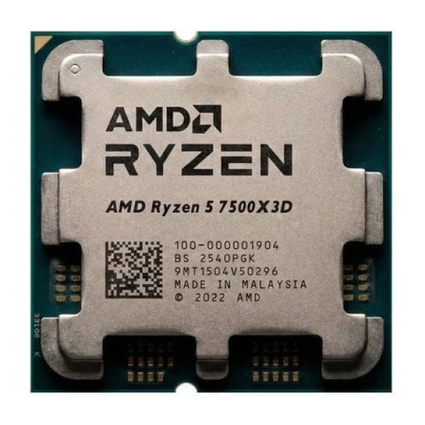 CPU AMD RYZEN 5 7500X3D TRAY (AMD AM5/ 6 CORES 12 THREADS/ BASE 4.0GHZ/ TURBO 4.5GHZ/ CACHE 102MB)