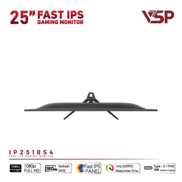 MÀN HÌNH VSP GAMING IP2518S4 (24.5 INCH / FAST IPS / FHD / 180HZ / 1MS)