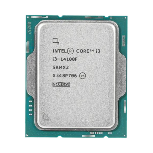CPU INTEL CORE I3 14100F TRAY (INTEL LGA1700 / 4 CORES 8 THREADS/ BASE 3.5GHZ/ TURBO 4.7GHZ/ CACHE 12MB)