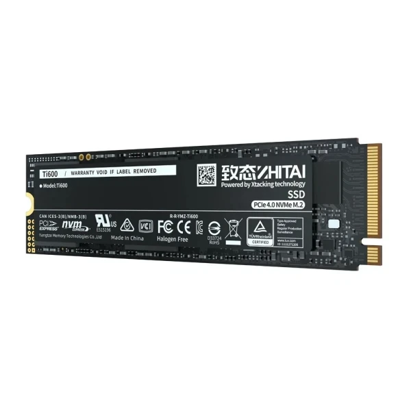 SSD NVME ZHITAI TI600 1TB (ĐỌC 7000MB/S GHI 6000MB/S) M.2 2280 PCIE GEN 4X4 (ZTSS2EB07D32MC)
