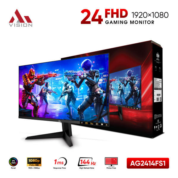 MÀN HÌNH VSP AIVISION AG2414FS1 (24INCH / IPS / FHD / 144HZ / 1MS/ ĐEN)