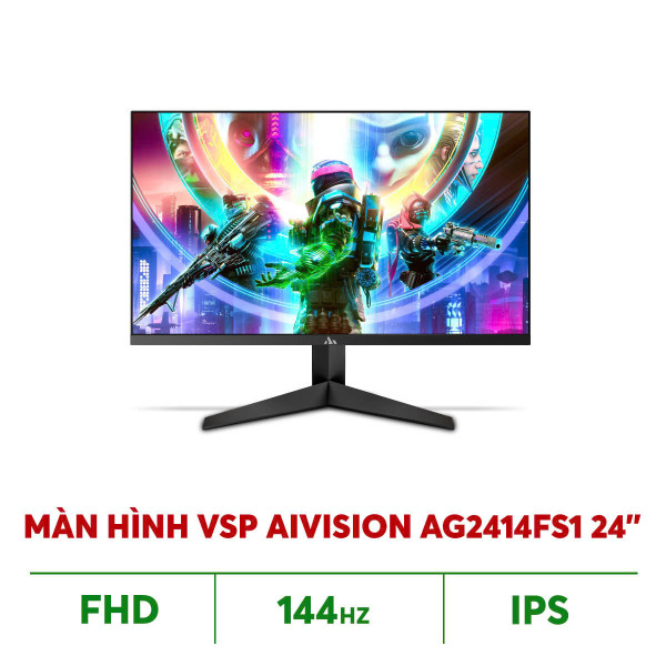 MÀN HÌNH VSP AIVISION AG2414FS1 (24INCH / IPS / FHD / 144HZ / 1MS/ ĐEN)