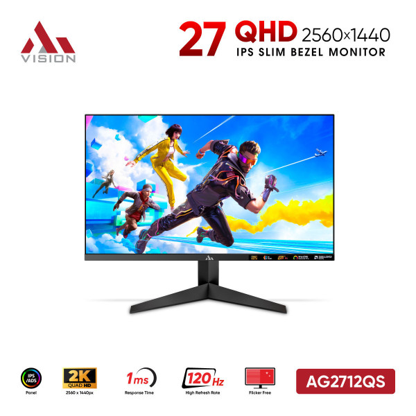 MÀN HÌNH VSP AIVISION AG2712QS (27 INCH / QHD / IPS / 120HZ / 1MS)