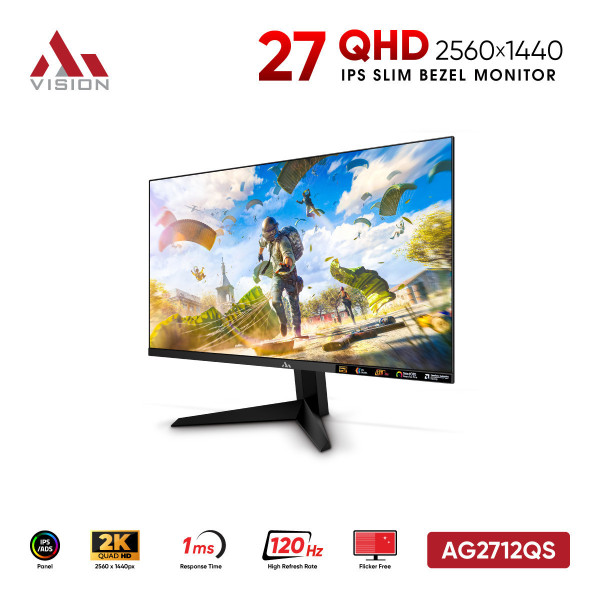 MÀN HÌNH VSP AIVISION AG2712QS (27 INCH / QHD / IPS / 120HZ / 1MS)
