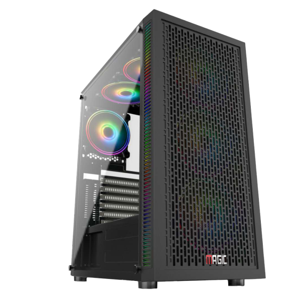 VỎ CASE MAGIC LUXURY I FULL TOWER SẴN 4FAN (E-ATX)