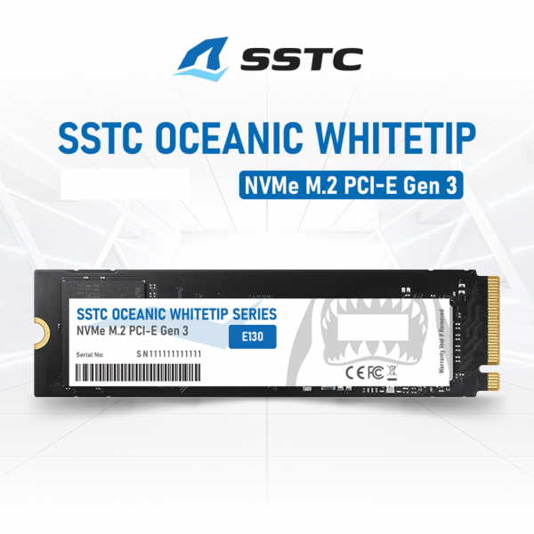 SSD NVME SSTC E130 512G (ĐỌC 2000MB/S GHI 1800MB/S) M.2 GEN 3X4