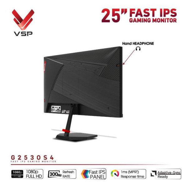 MÀN HÌNH VSP GAMING G2530S4 (25INCH/FAST IPS/FHD/300HZ/1MS)