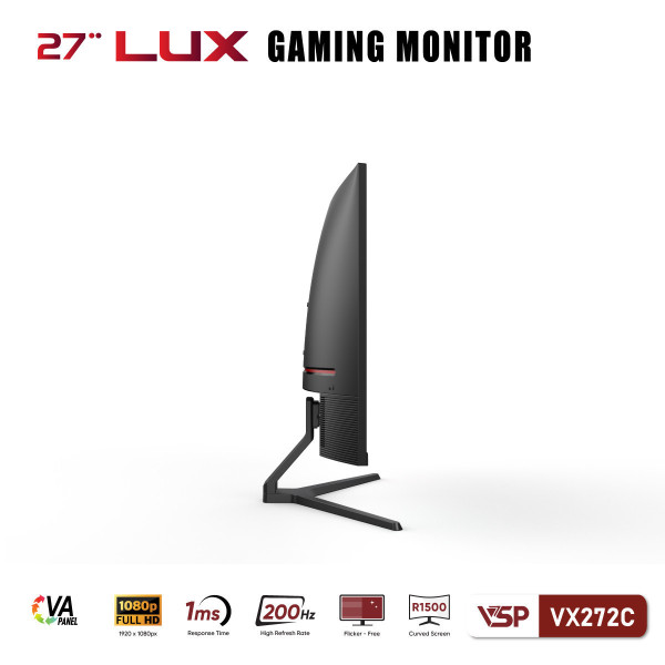 MÀN HÌNH CONG VSP VX272C (27INCH/VA/FHD/200HZ/1MS/FREESYNC/BLACK)