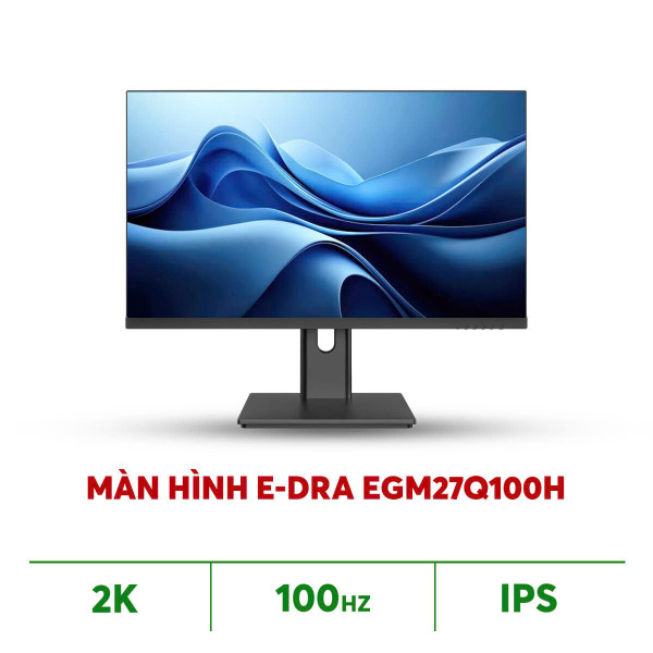 MÀN HÌNH E-DRA EGM27Q100H (27 INCH/ QHD/ IPS/ 100HZ/ 5MS)