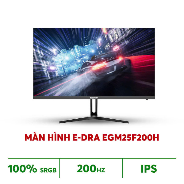 MÀN HÌNH E-DRA EGM25F200H (24.5 INCH/200HZ/FULL HD/IPS/1MS/120% sRGB)