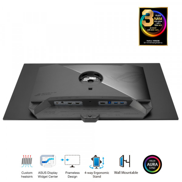 MÀN HÌNH GAMING ASUS ROG STRIX OLED XG27AQDMG (27 INCH/QHD/OLED/240HZ/G-SYNC/DISPLAYHDR 400)