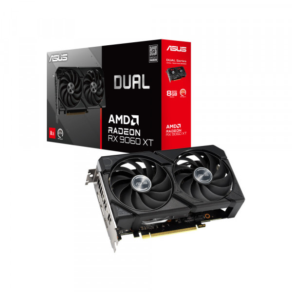 VGA ASUS DUAL RADEON RX 9060 XT 16GB GDDR6 (DUAL-RX9060XT-16G)