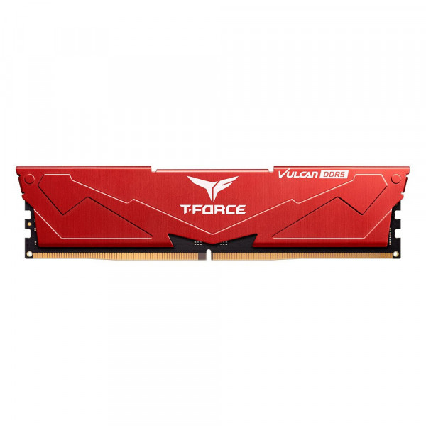 RAM TEAMGROUP T-FORCE VULCAN 16GB (1X16GB) BUS 6000MHZ DDR5 RED
