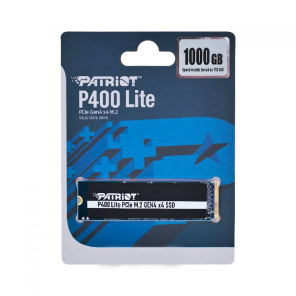 SSD NVME PATRIOT P400 LITE 1TB GEN4 X4 (3500MBS/2700MBS) M.2 2280 PCIE - P400LP1KGM28H