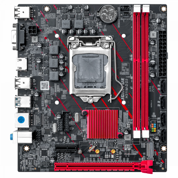 MAIN JGINYUE H311 RAM DDR3 LGA1151 Đầy Đủ HDMI, NVME, VGA, Turbo Boost( New Full Box 24 tháng)