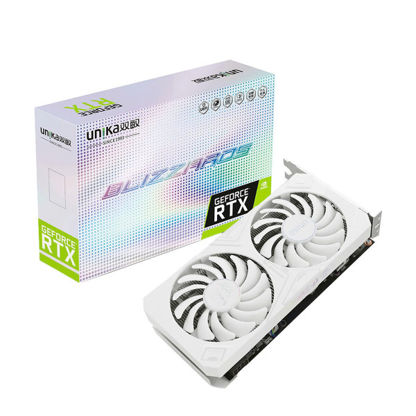 VGA UNIKA GEFORCE RTX 3060 BLIZZARDS 12GD6 V6 DDR6 WHITE